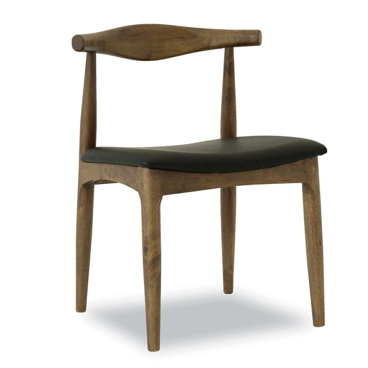 Cartigan Black Vegan Leather Dining Chair - New York Modern Furniture