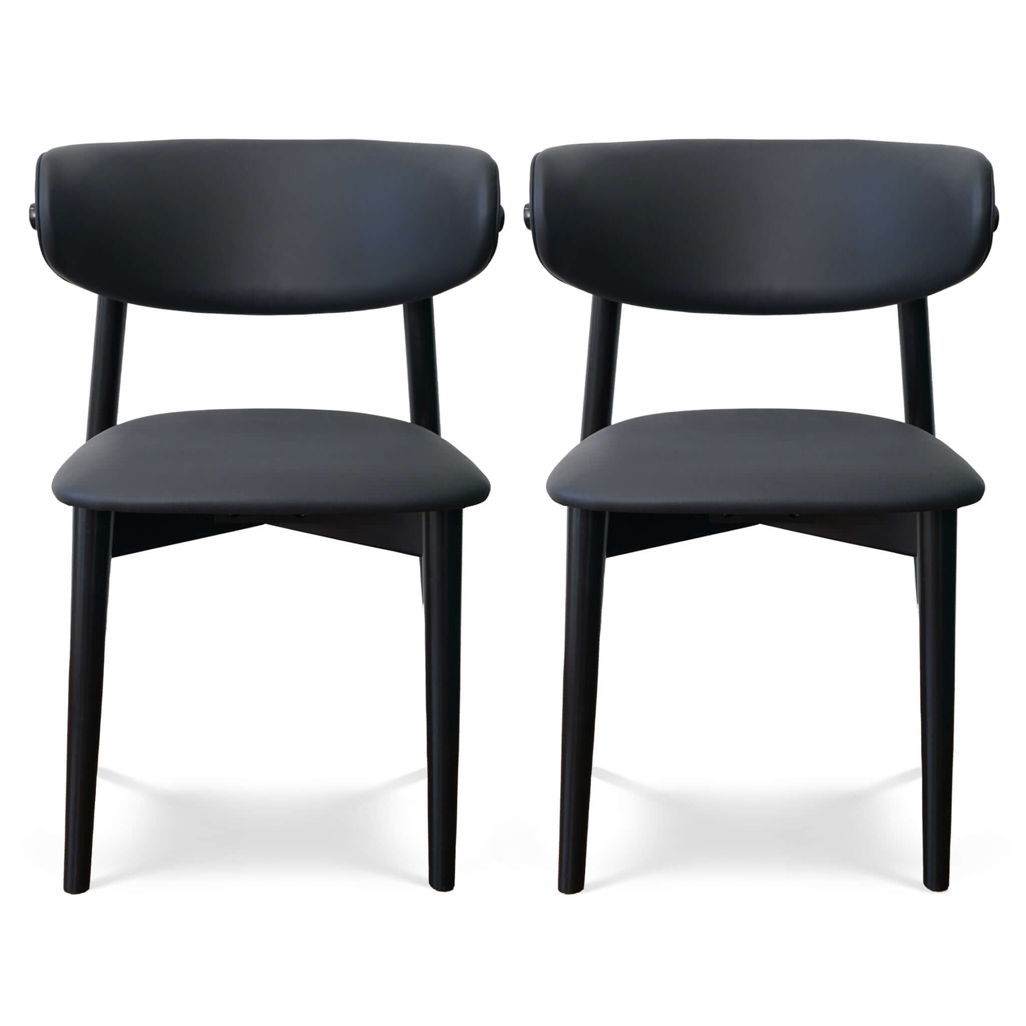 Crown Leather Dining Chair (Set of 2)