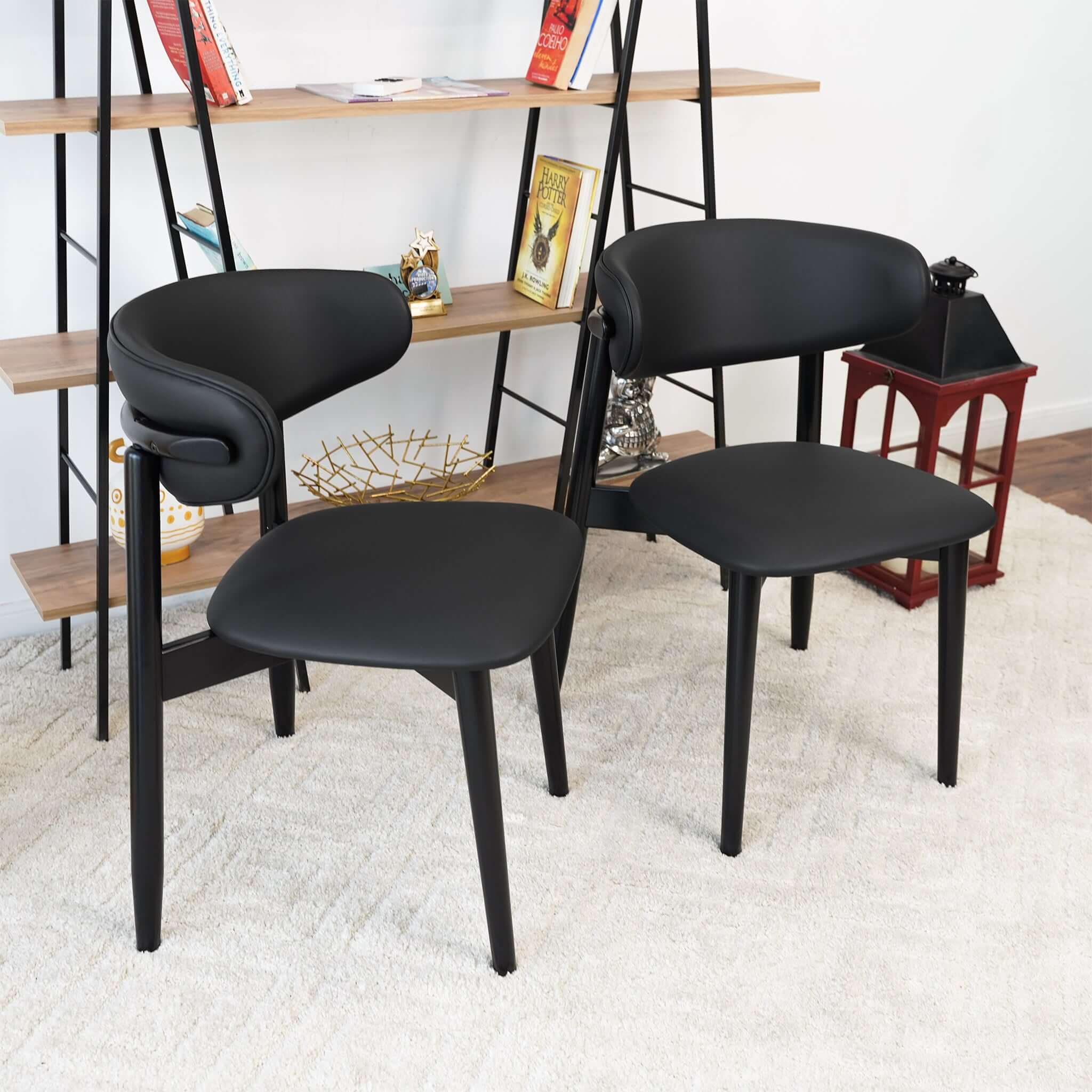 Crown Leather Dining Chair (Set of 2)