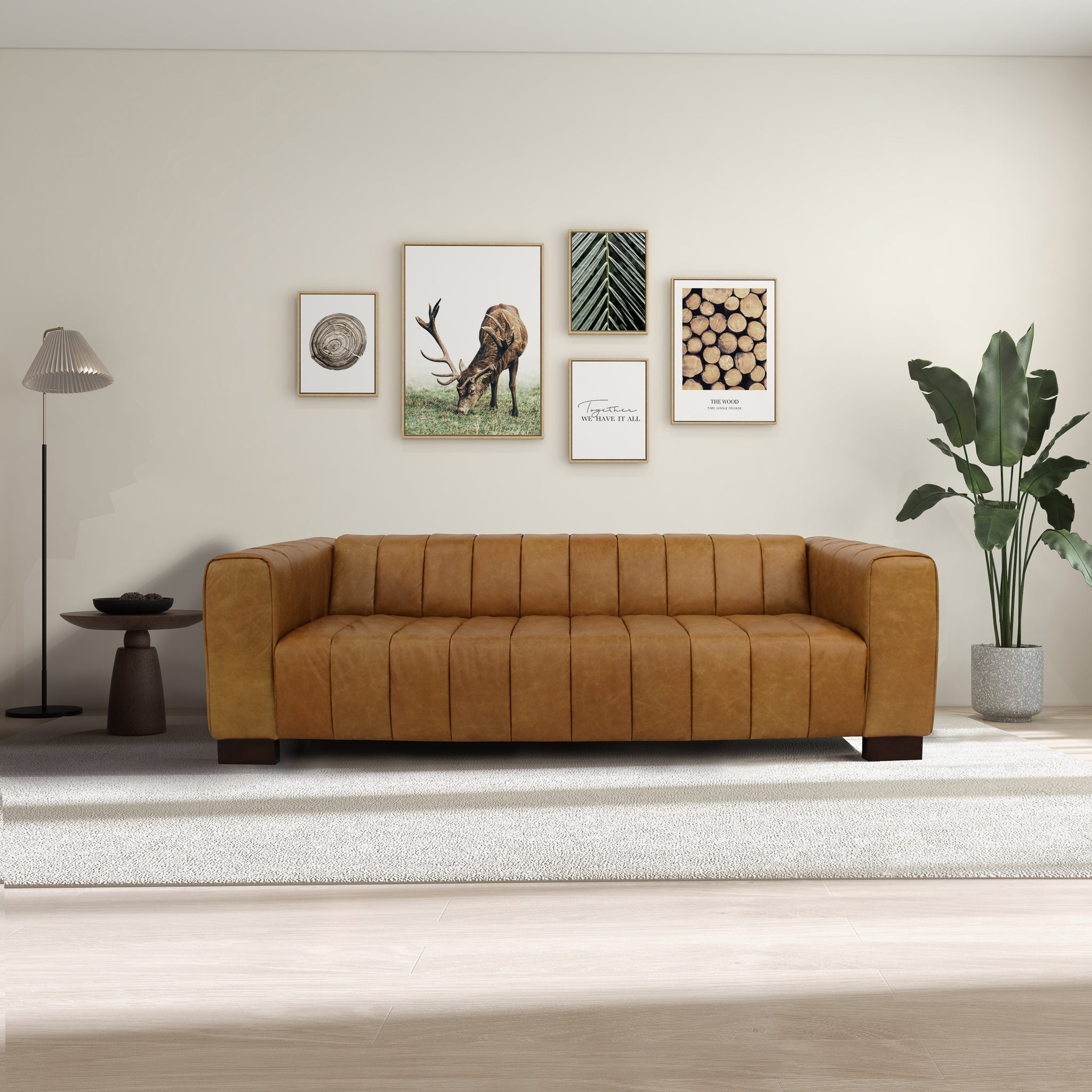 Devon Leather Sofa - New York Modern Furniture