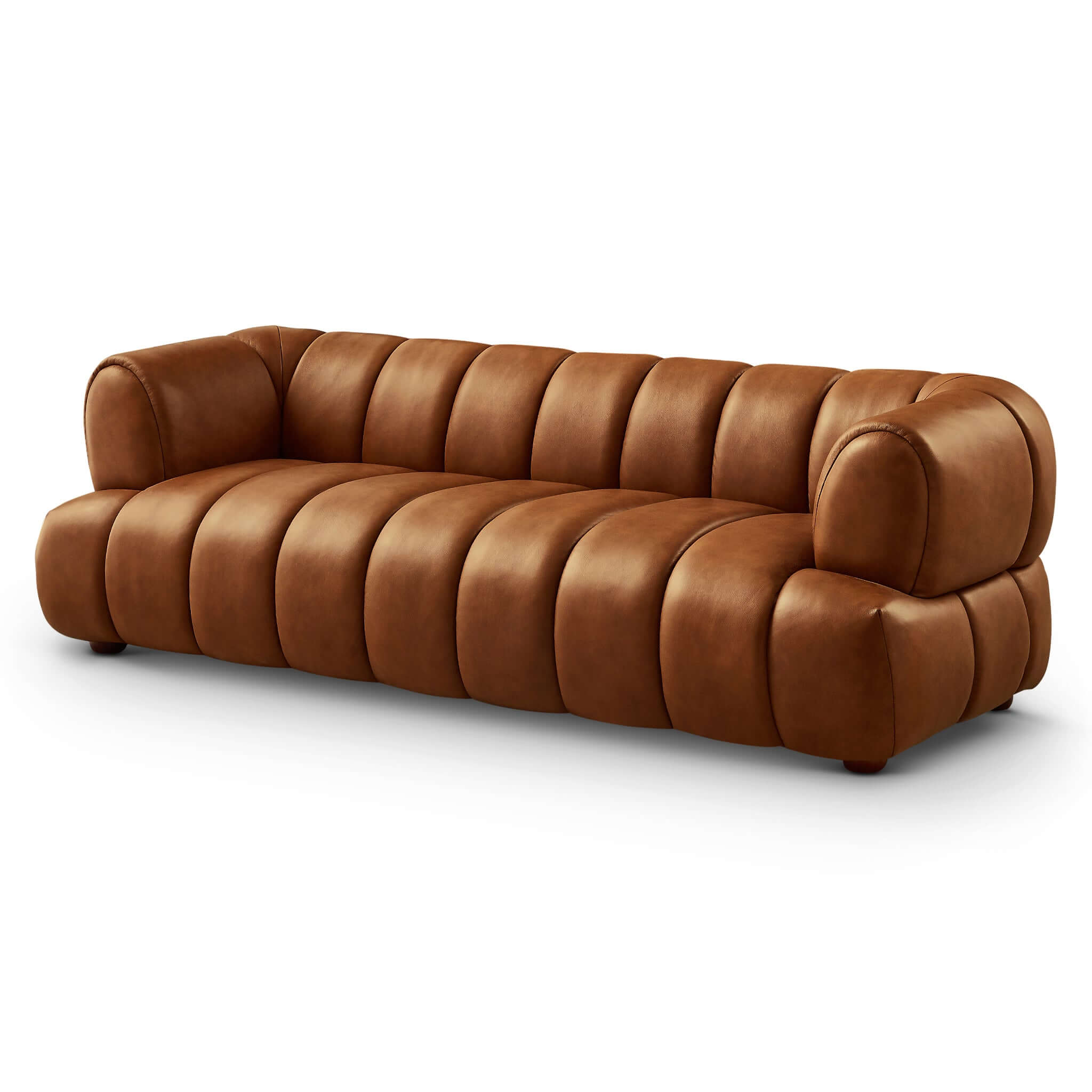 Dorien Leather Sofa - New York Modern Furniture