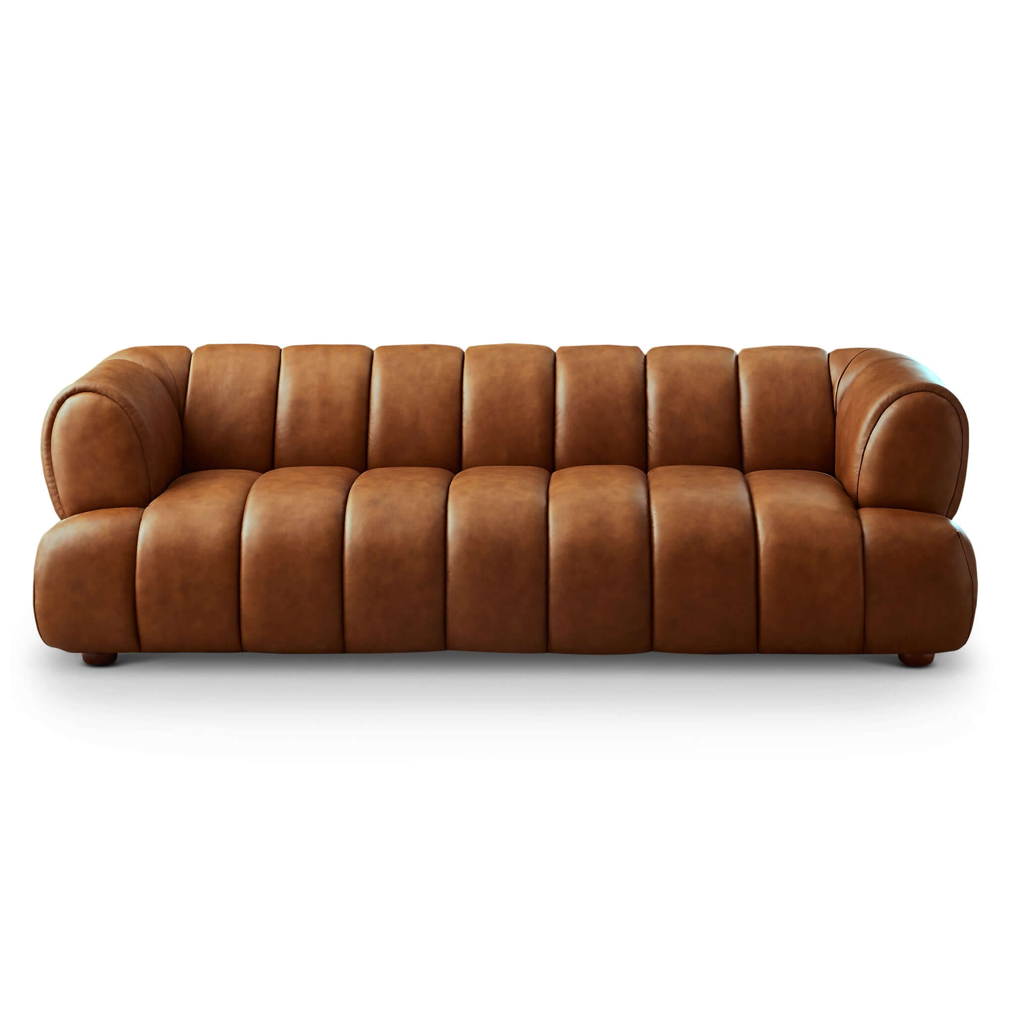 Dorien Leather Sofa - New York Modern Furniture