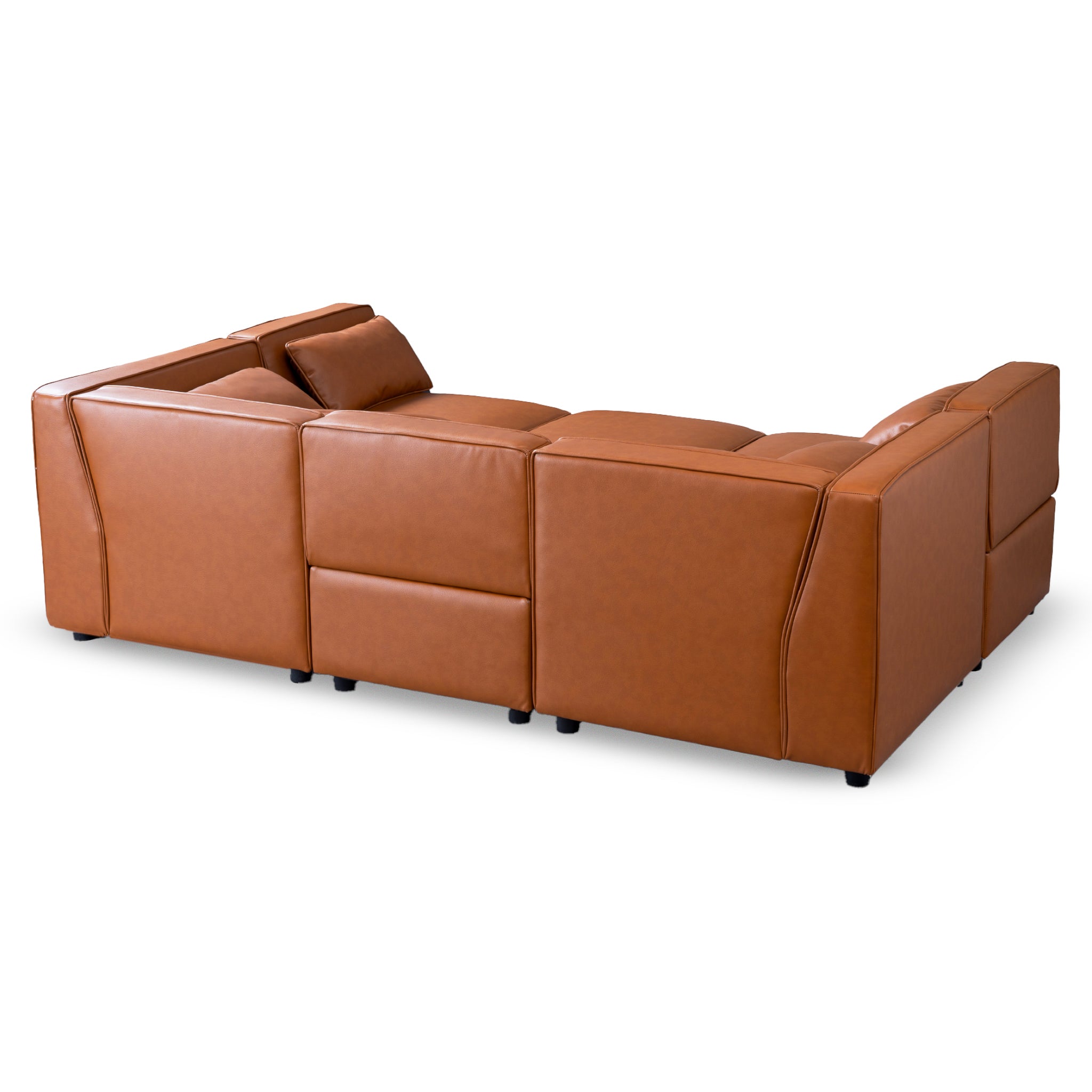 Ella Vegan Leather Modular Sofa - New York Modern Furniture