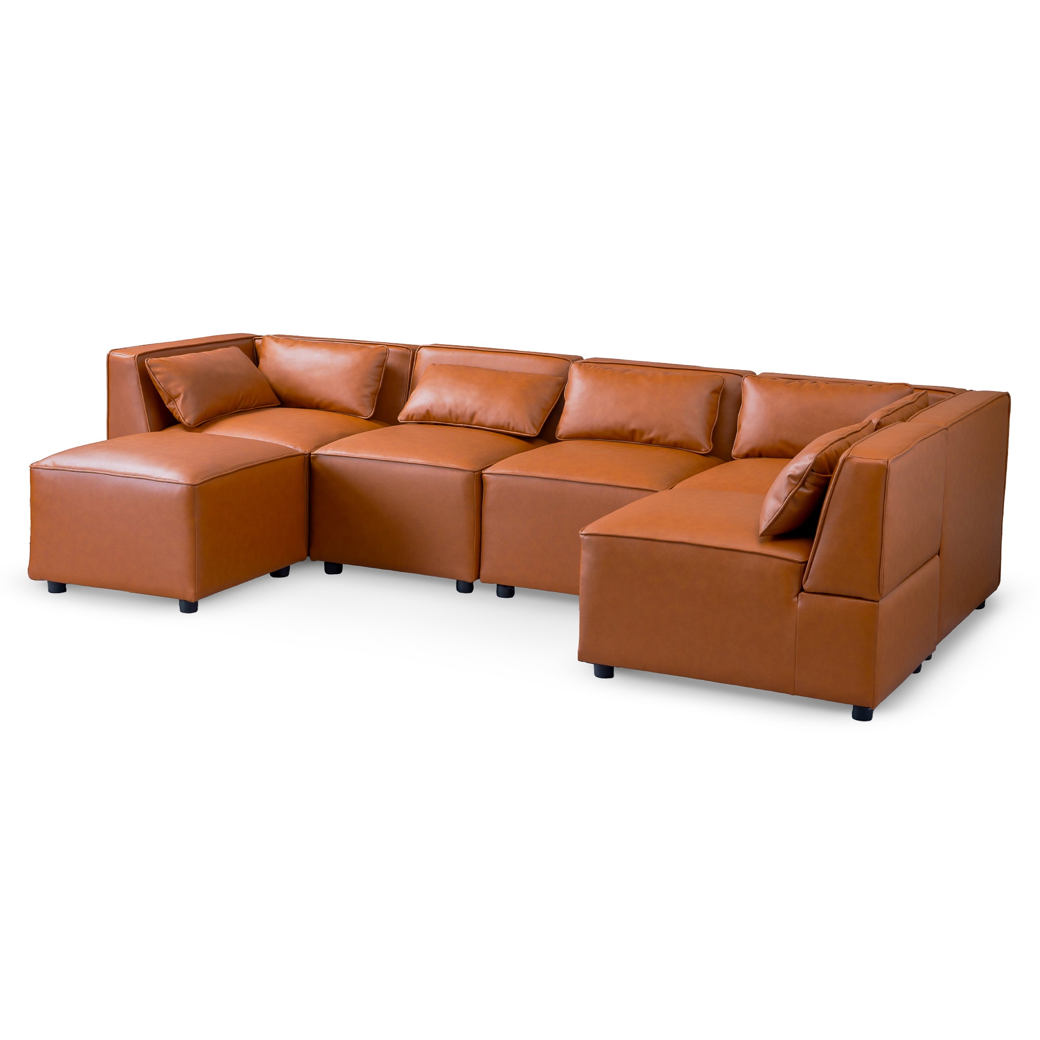 Ella Vegan Leather Modular Sofa - New York Modern Furniture