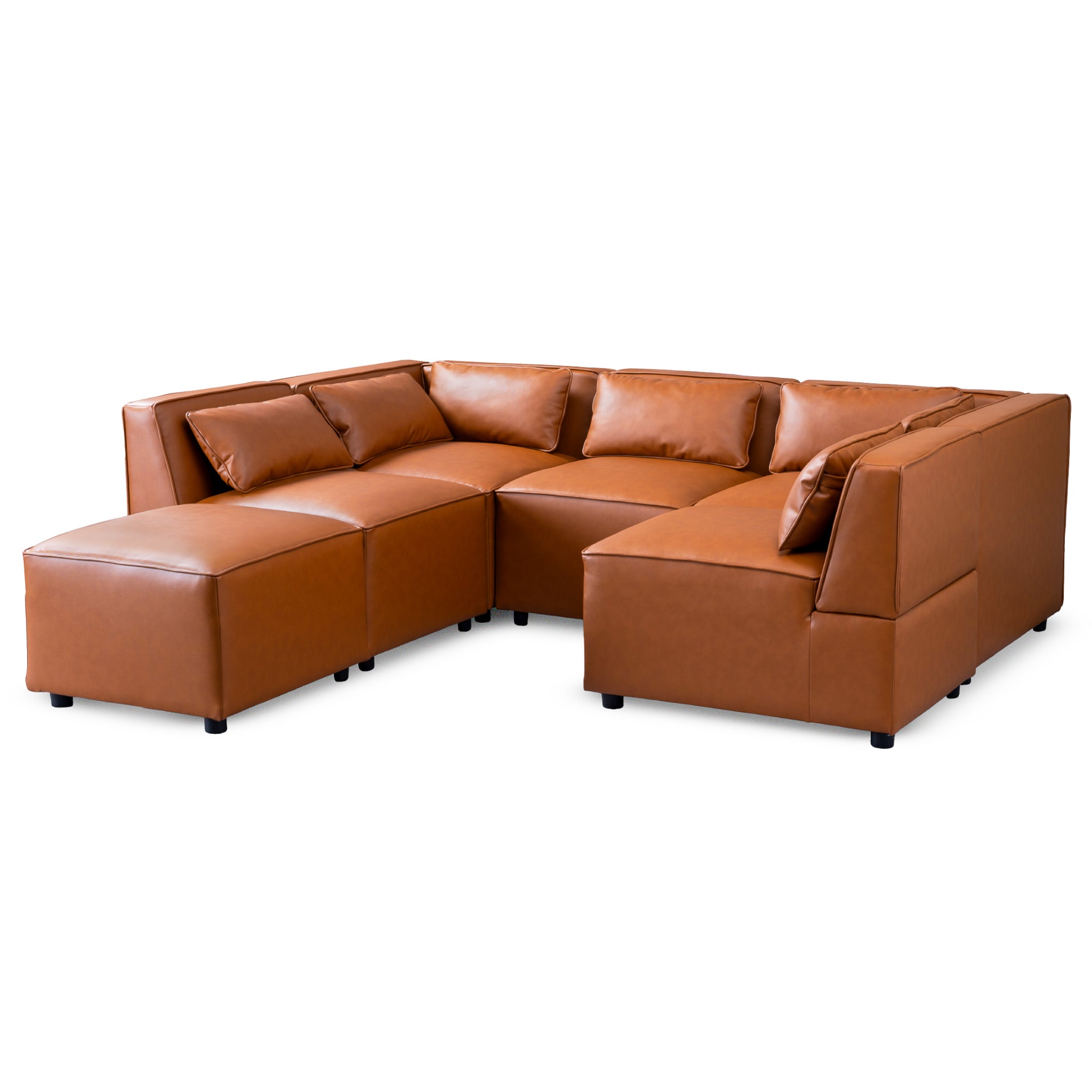 Ella Vegan Leather Modular Sofa - New York Modern Furniture