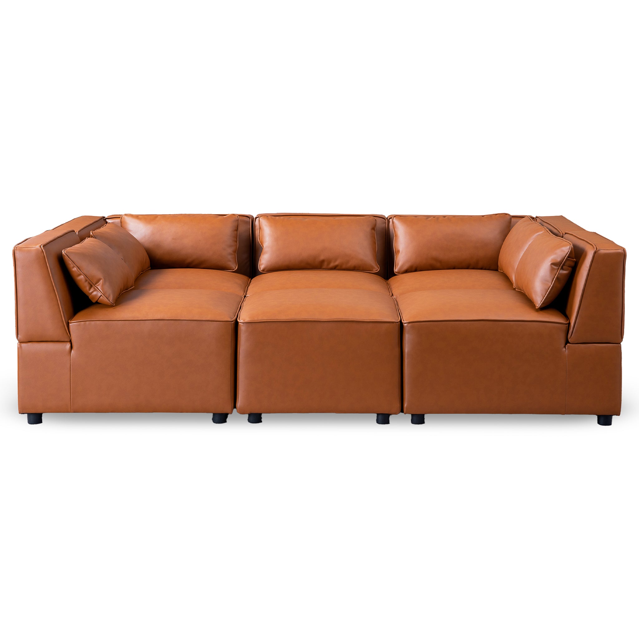 Ella Vegan Leather Modular Sofa - New York Modern Furniture