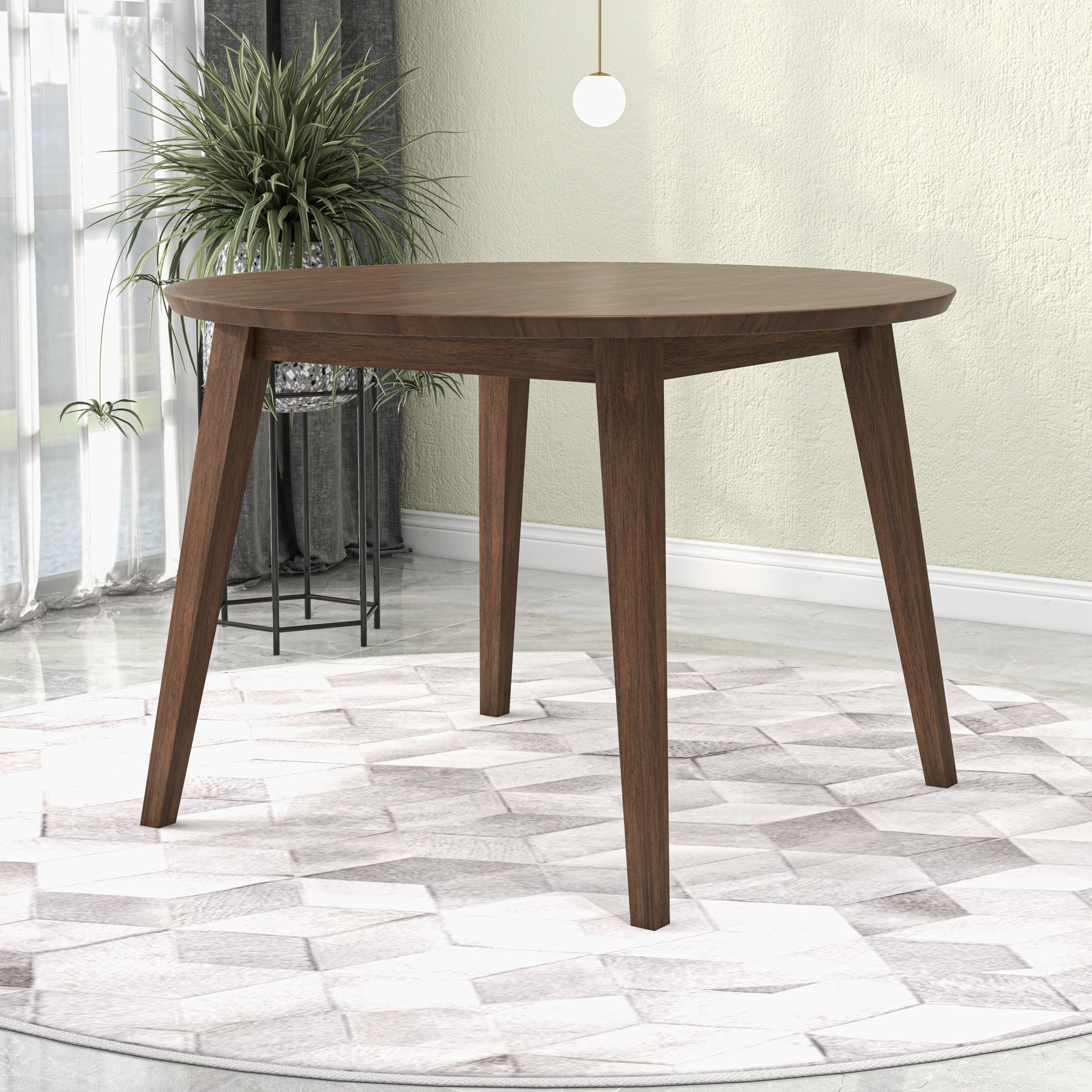 Finola Walnut Dining Table - New York Modern Furniture