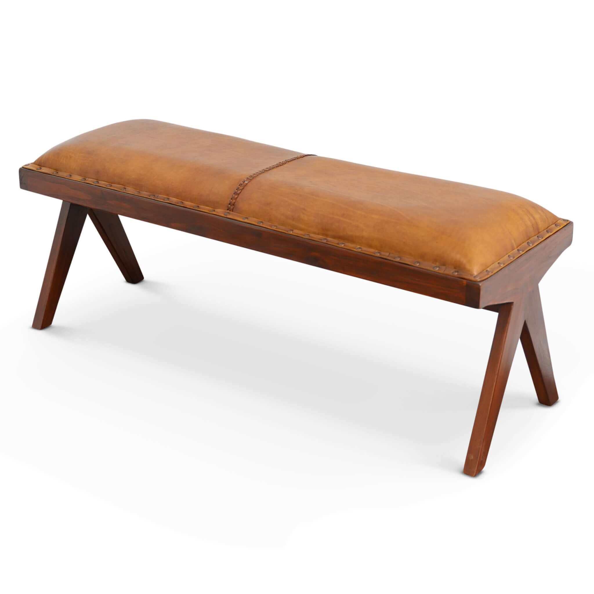 Folio Leather Bench