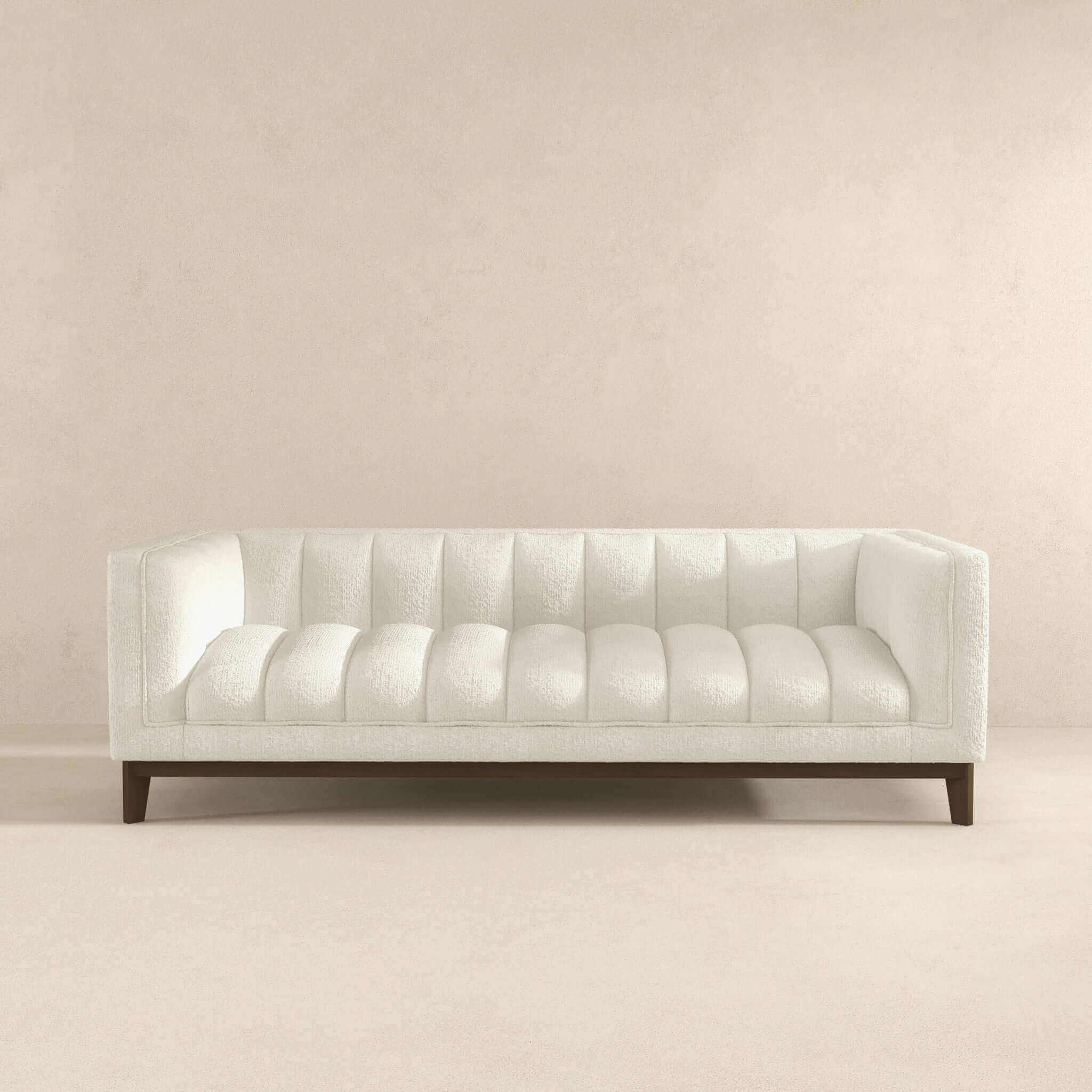 Greenpoint Luxury Living Room Boucle Upholstered Couch - New York Modern Furniture