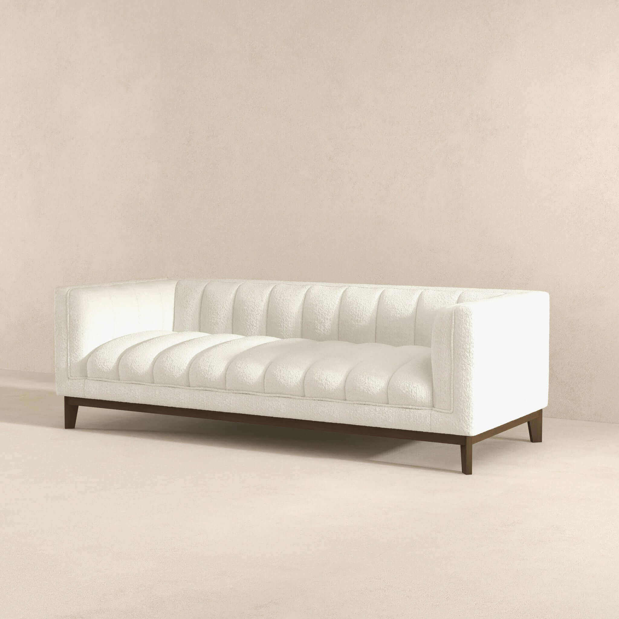 Greenpoint Luxury Living Room Boucle Upholstered Couch - New York Modern Furniture