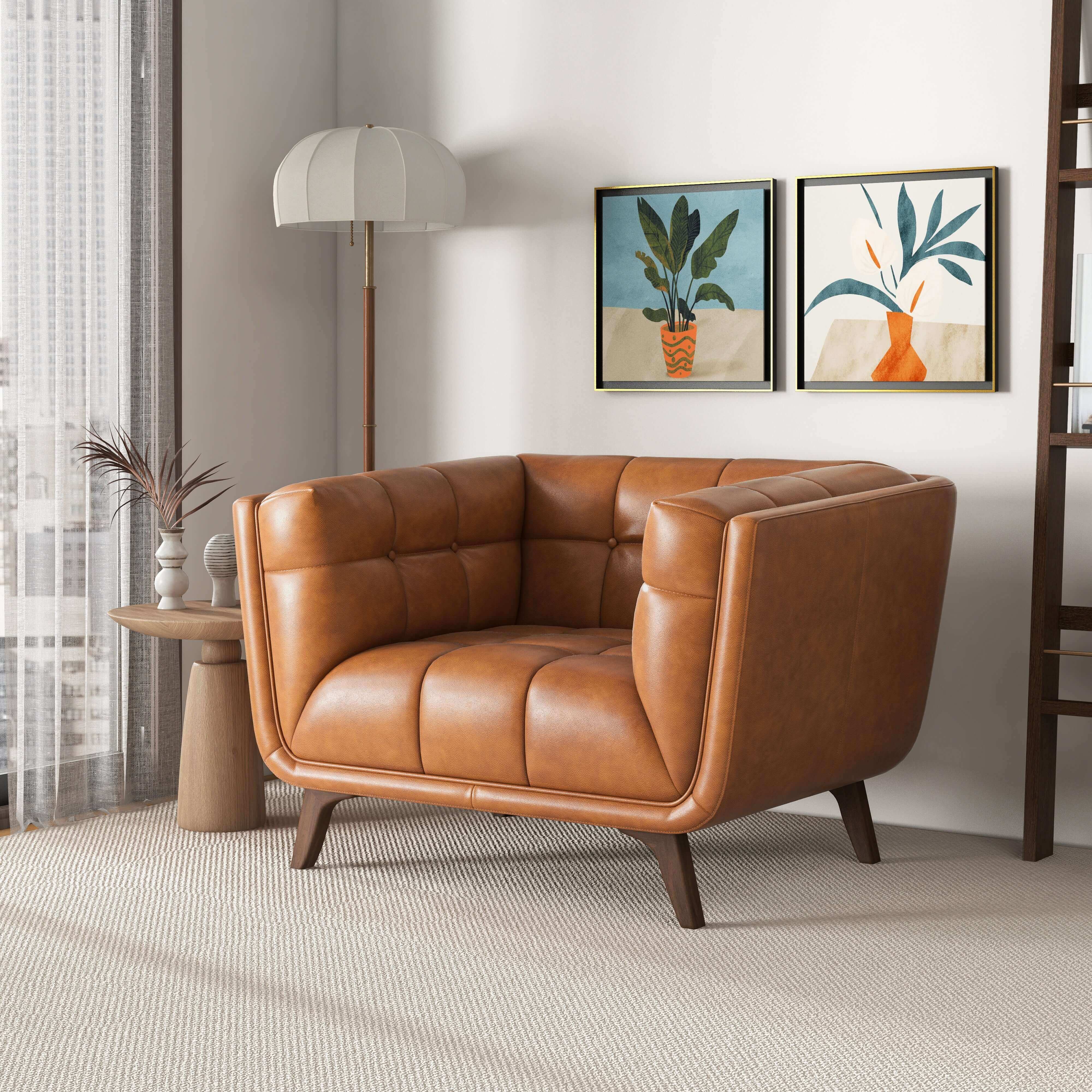 Hancock Leather Lounge Chair