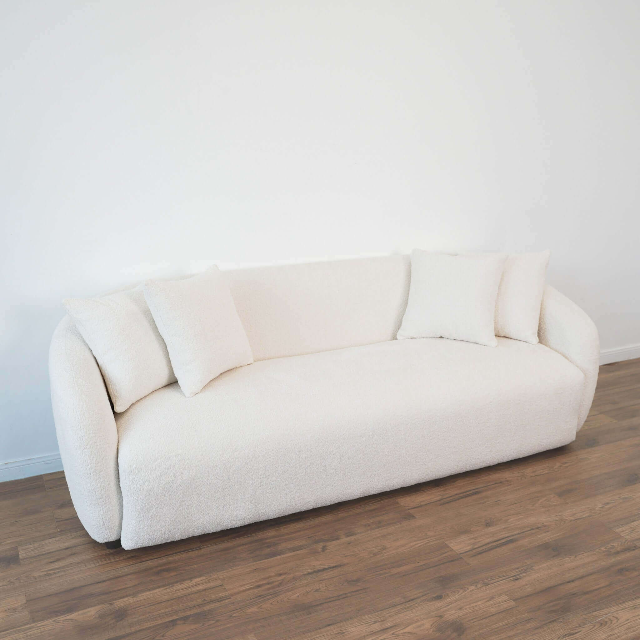 Harlem Japandi Style Boucle Sofa - New York Modern Furniture