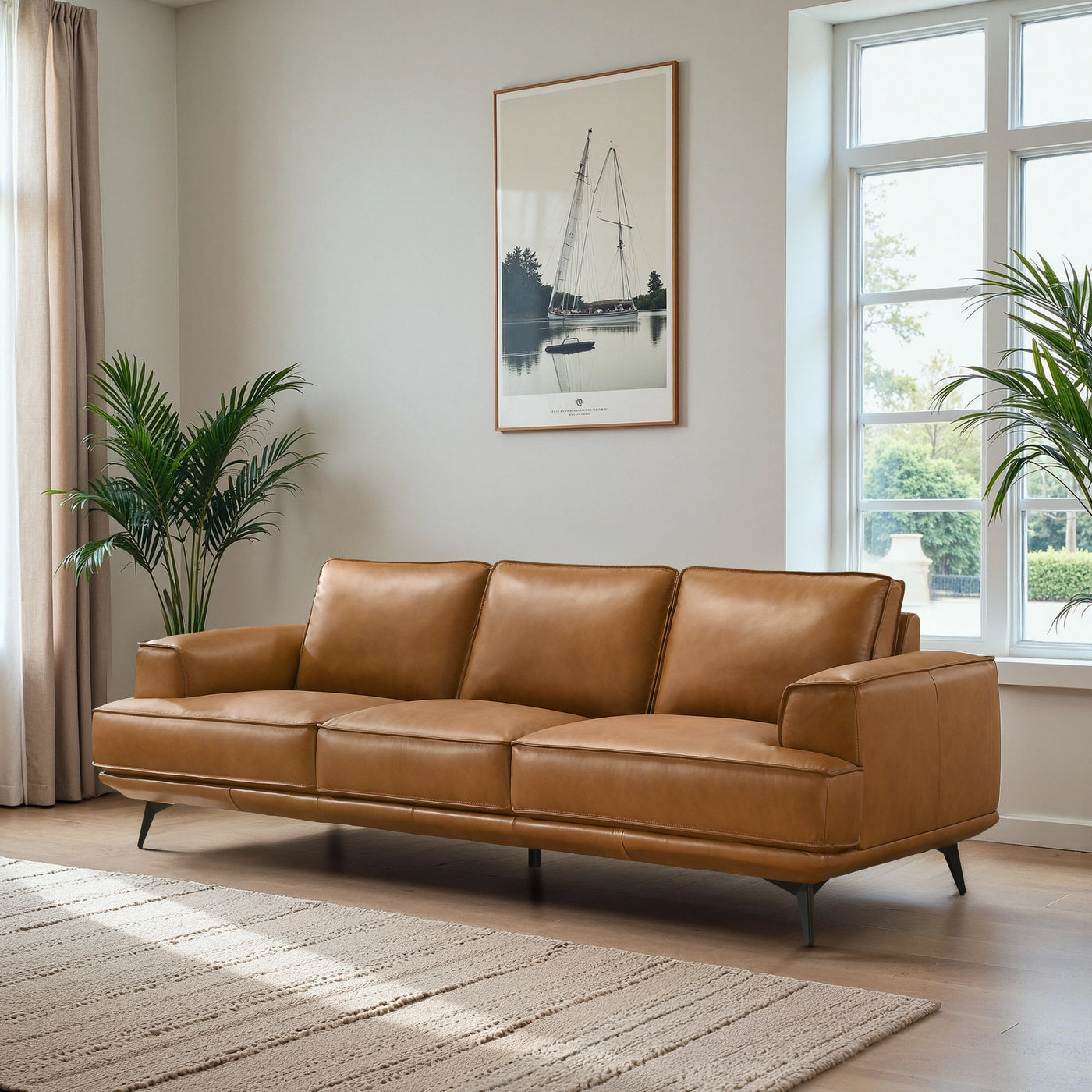 Harrison Leather Sofa - New York Modern Furniture