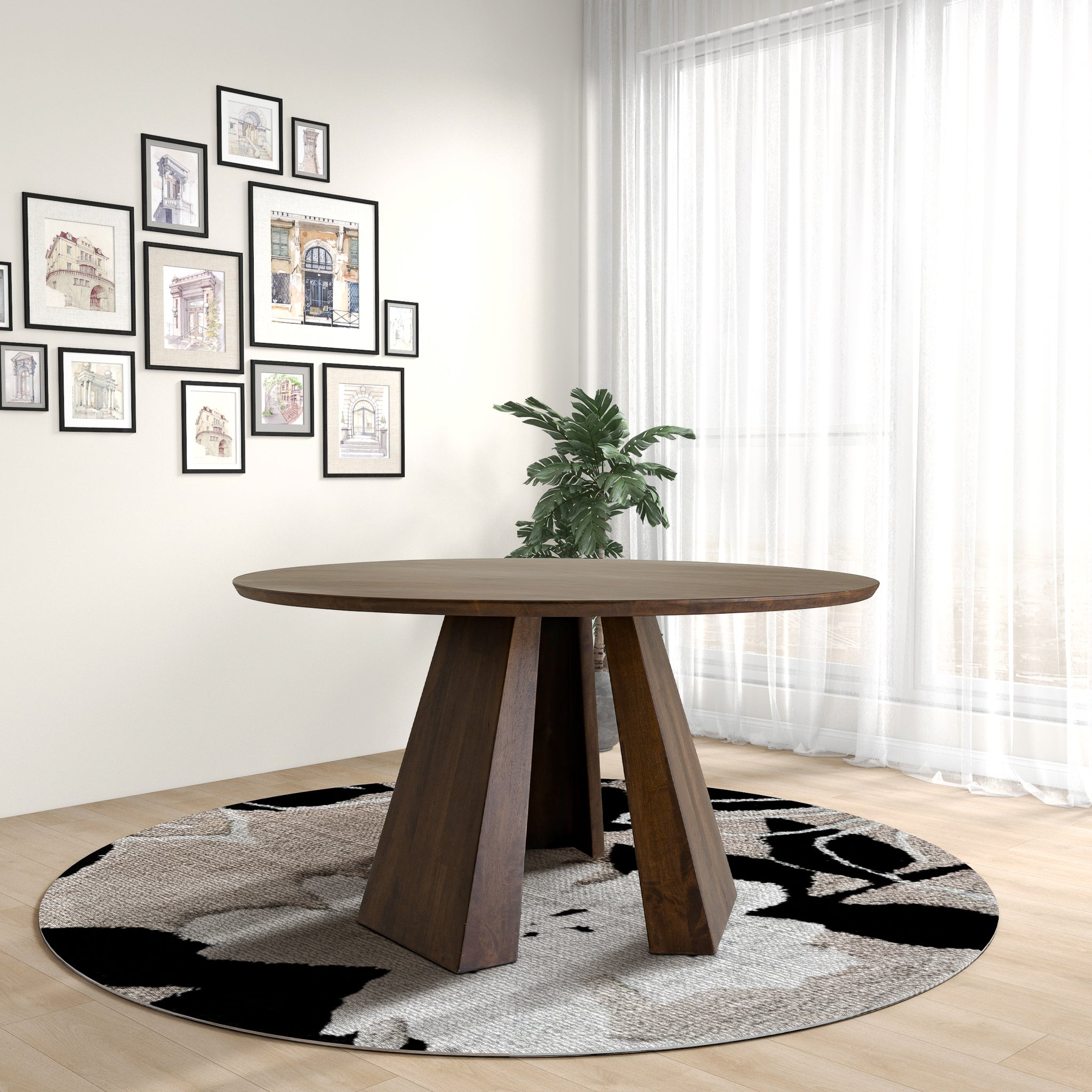 Jasper Walnut Dining Table - New York Modern Furniture