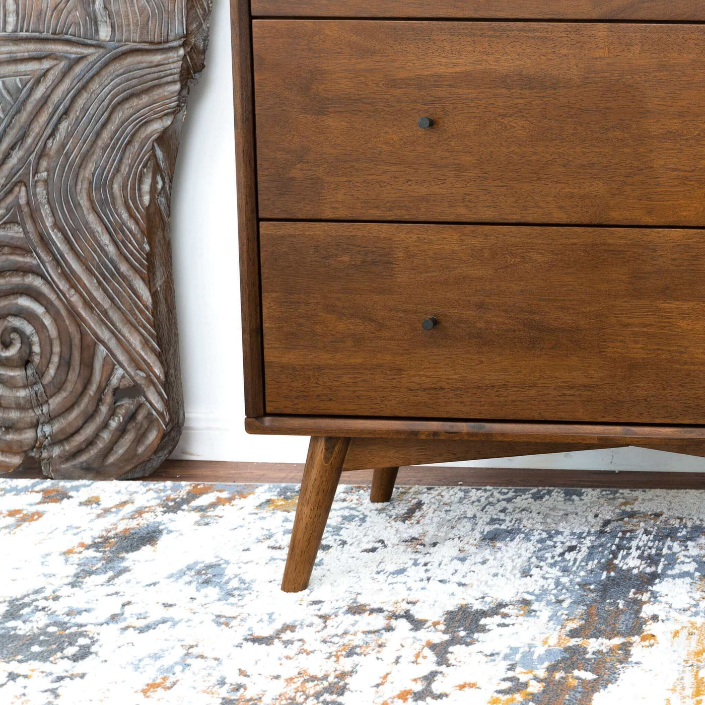 Luca Mid-Century Modern Solid Wood Dresser | New York Modern Furniture