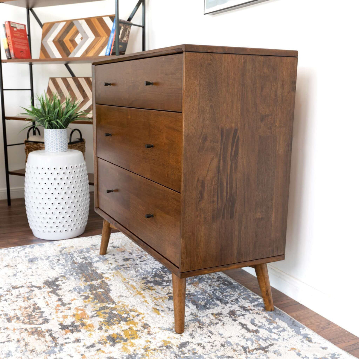 Luca Mid-Century Modern Solid Wood Dresser | New York Modern Furniture