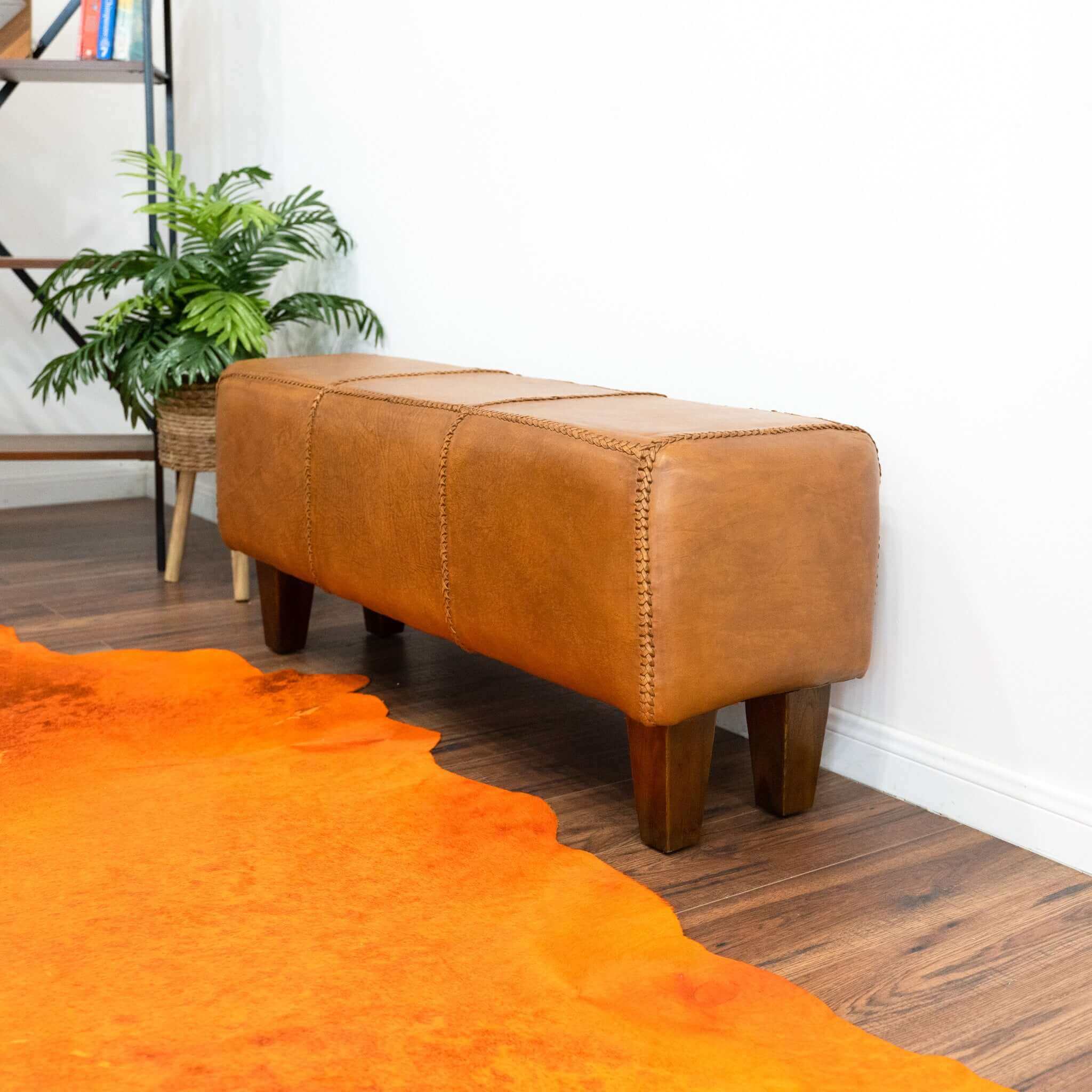 Lyle Leather Bench - New York Modern Furniture