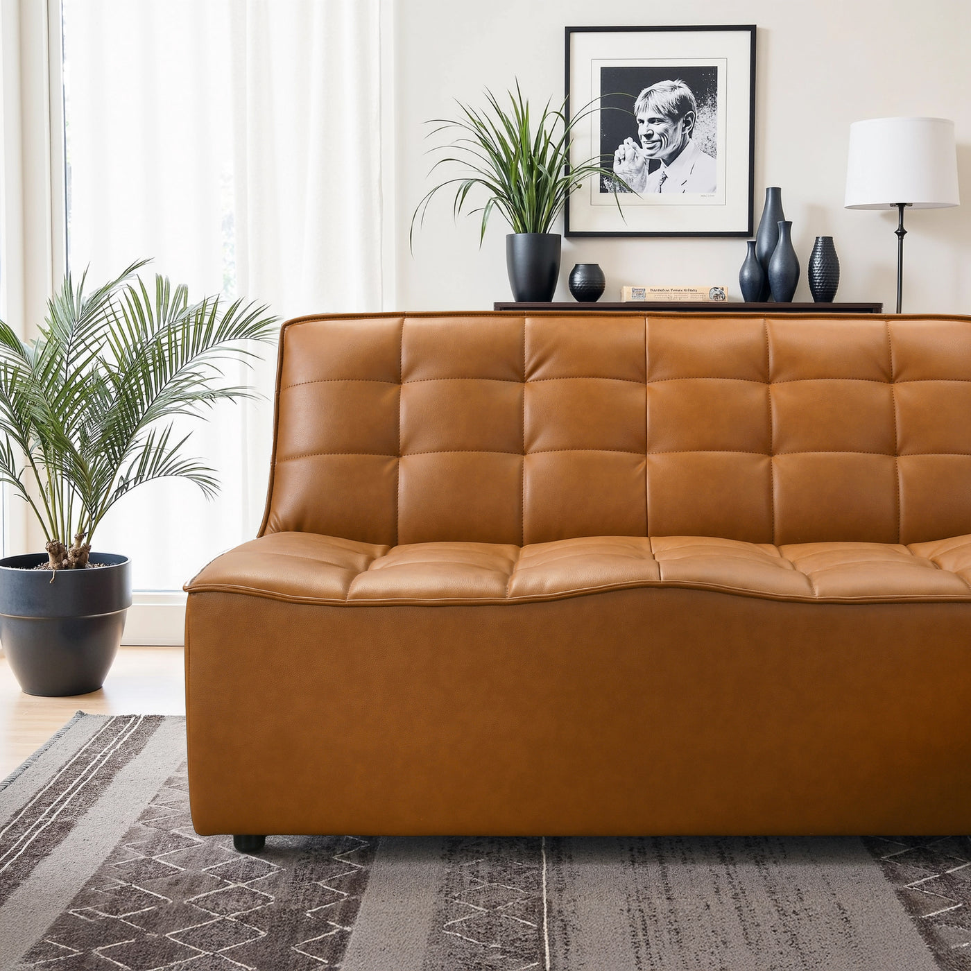 Melbourne Vegan Leather Corner Sectional Sofa - New York Modern Furniture