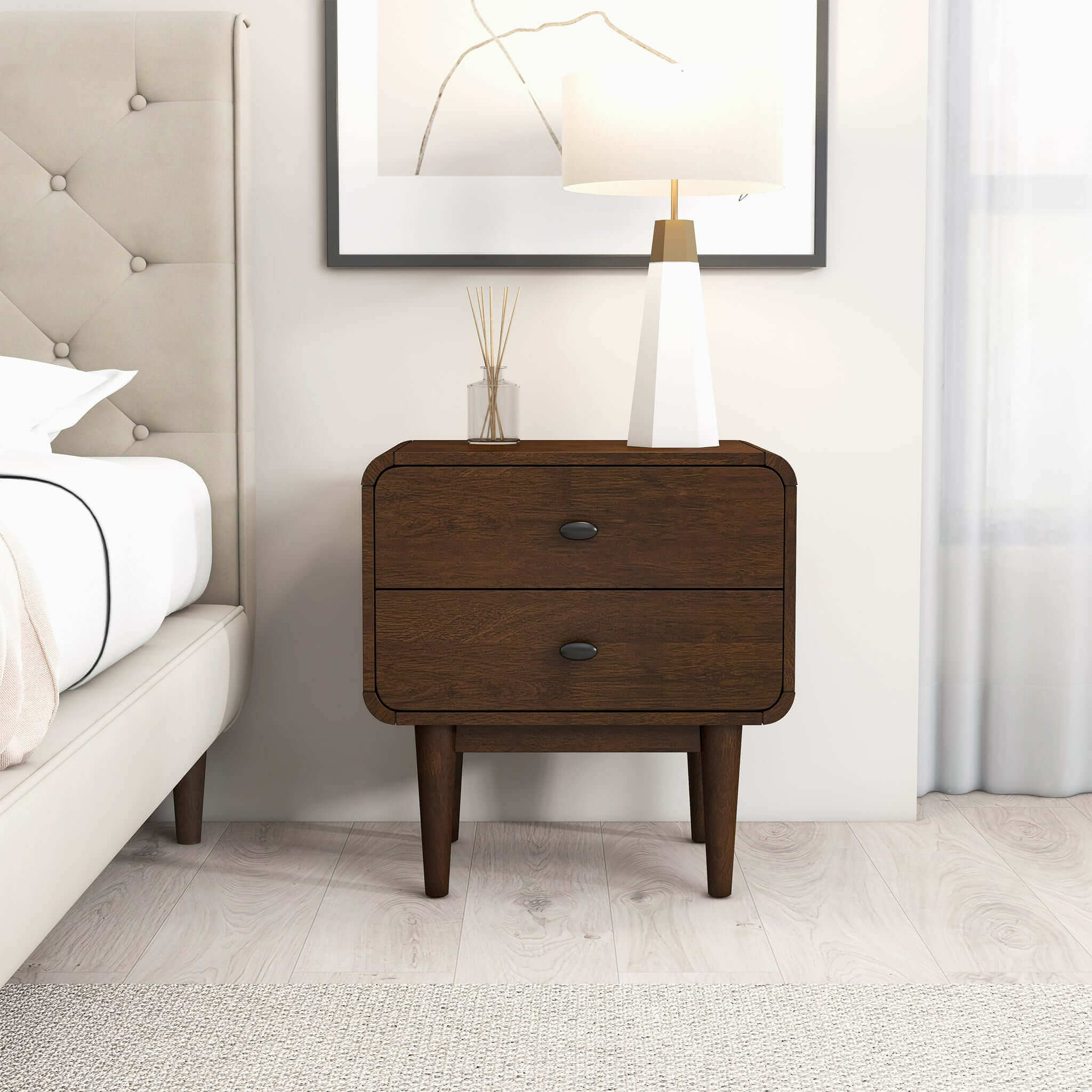 Owen Night Stand 2 Drawers - New York Modern Furniture