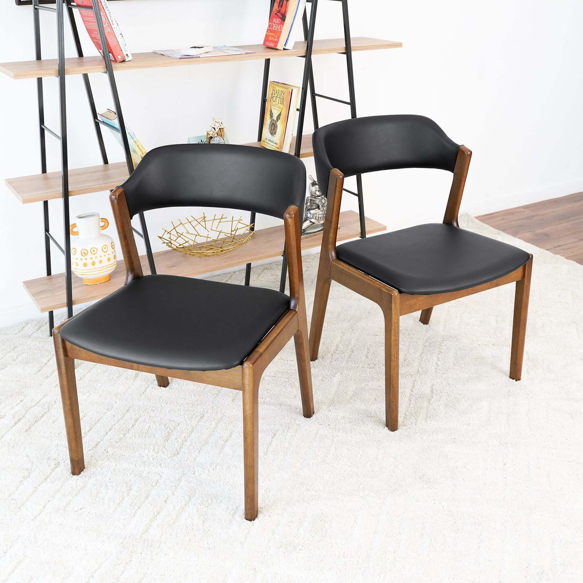 Reyes Leather Dining Chair (Set of 2)