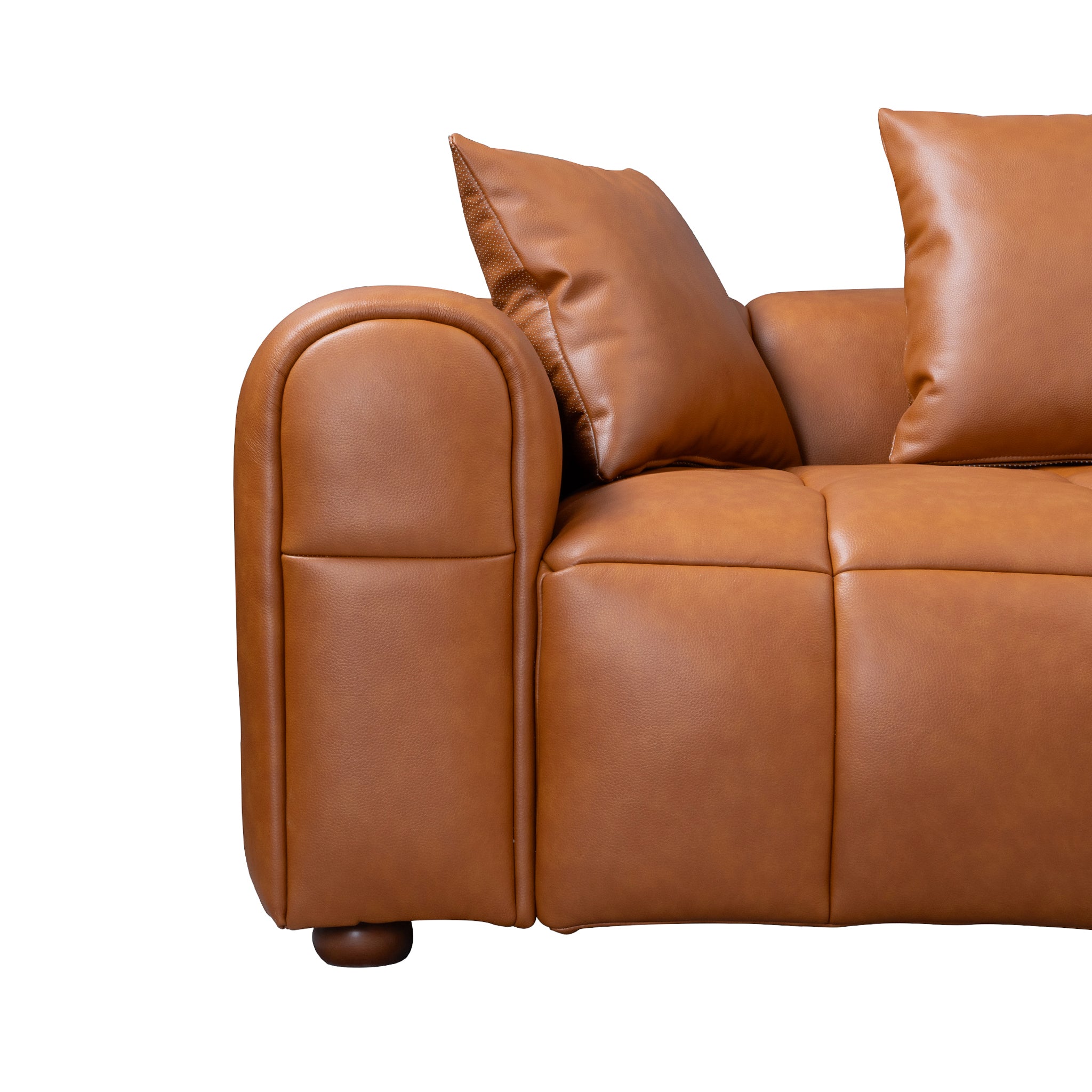 Sofia Composite Leather Sectional Sofa - New York Modern Furniture