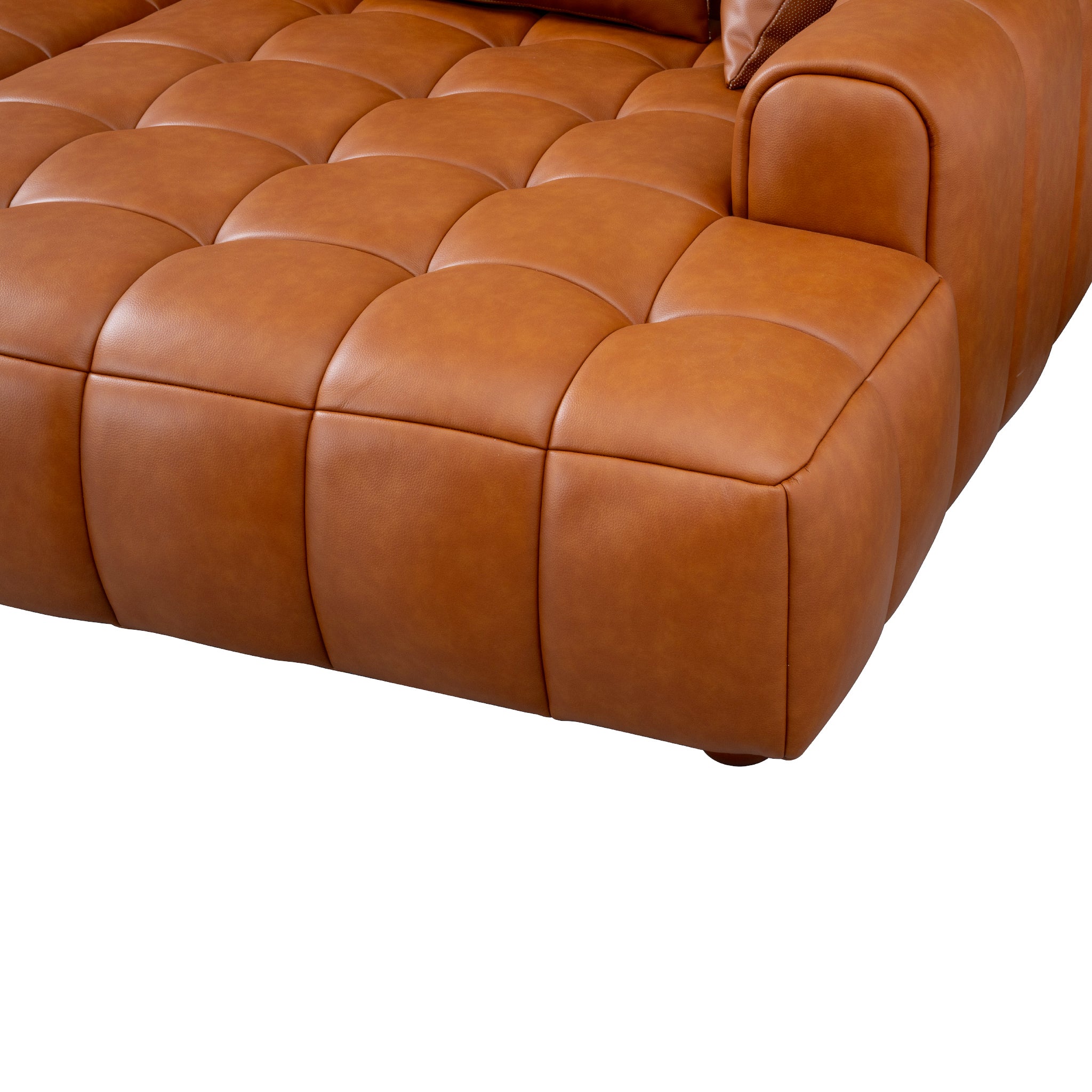 Sofia Composite Leather Sectional Sofa - New York Modern Furniture