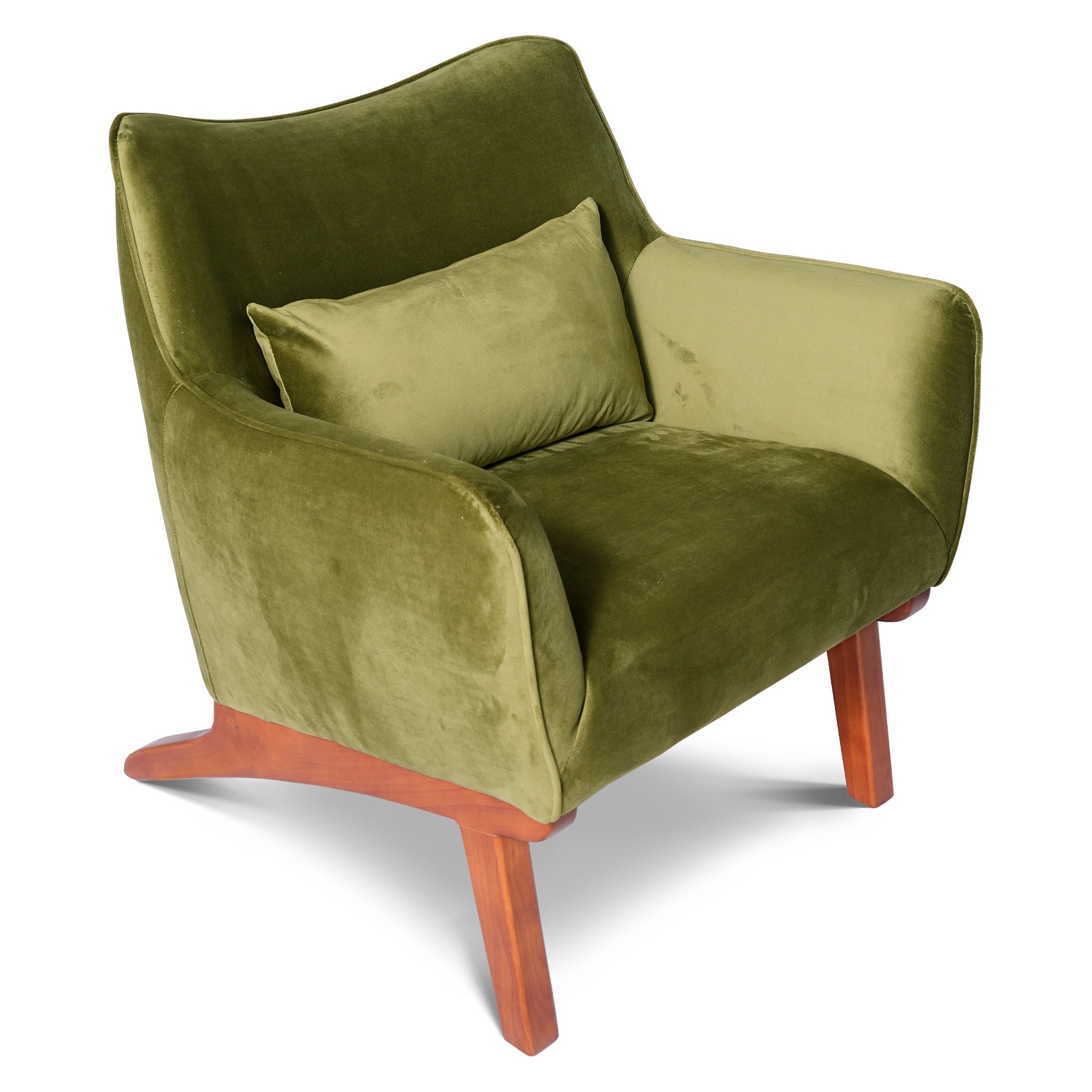 Trinity Velvet Lounge Chair |New York Modern