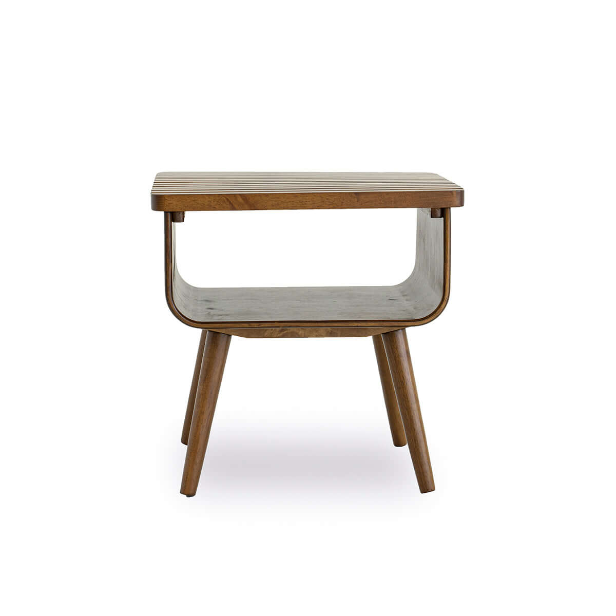 Vena Walnut End Table - New York Modern Furniture