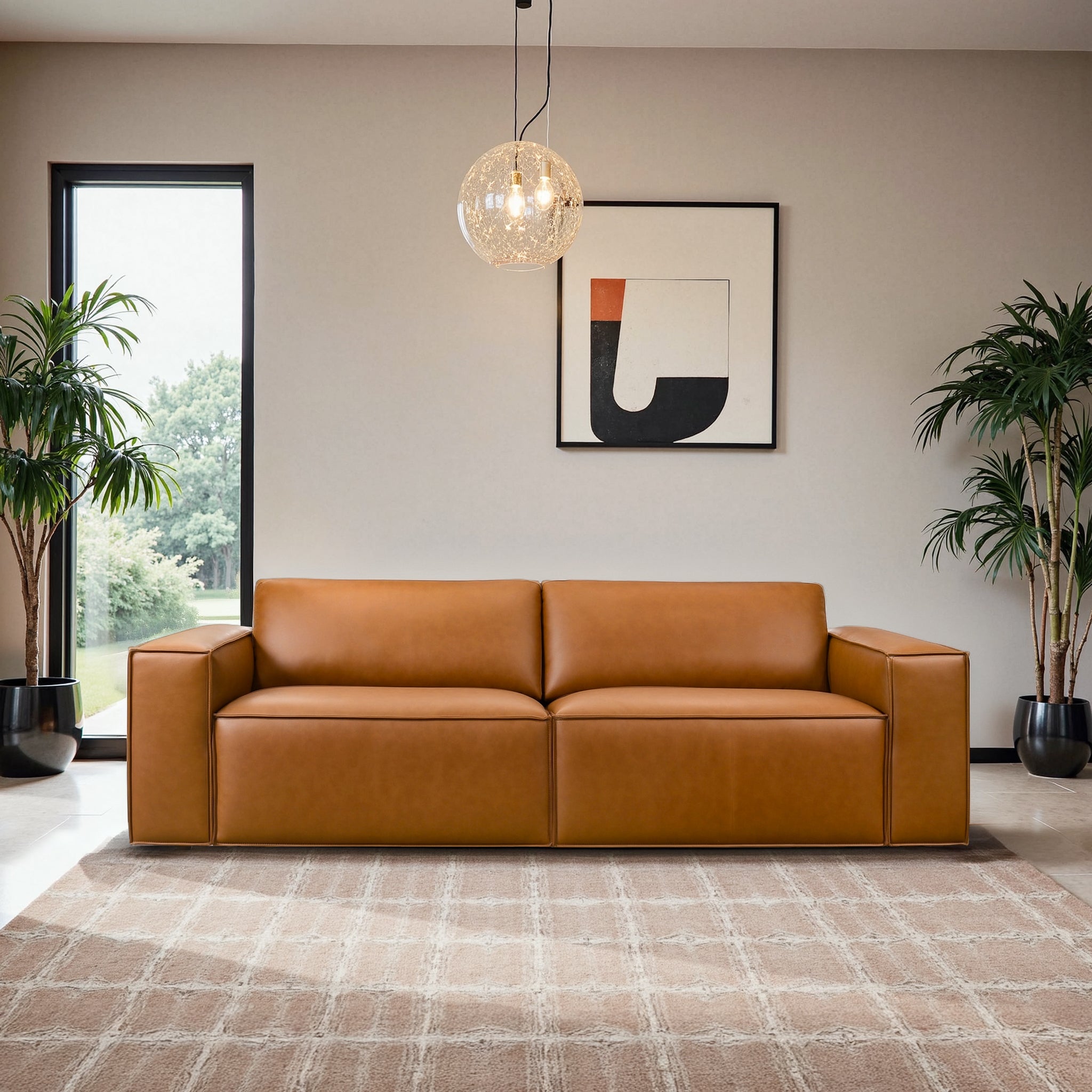 Vernon Vegan Leather Sofa - New York Modern Furniture