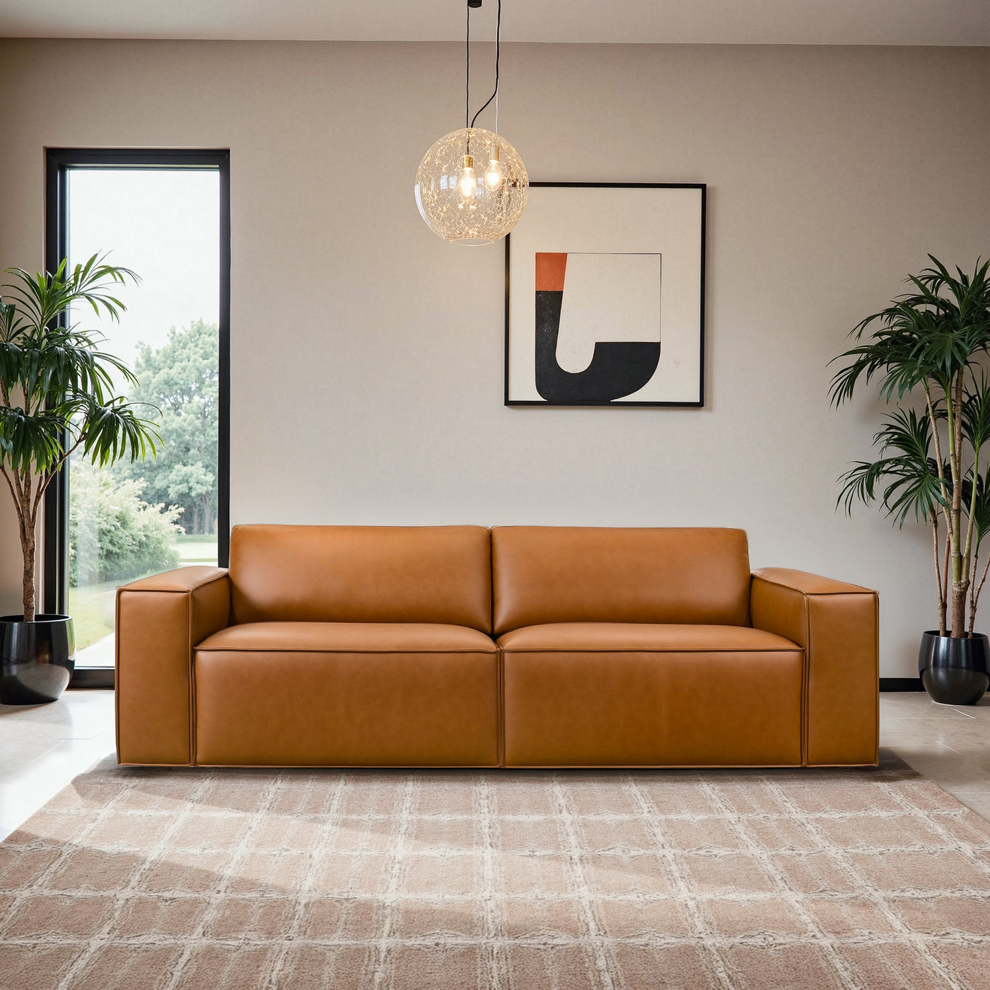 Vernon Vegan Leather Sofa - New York Modern Furniture