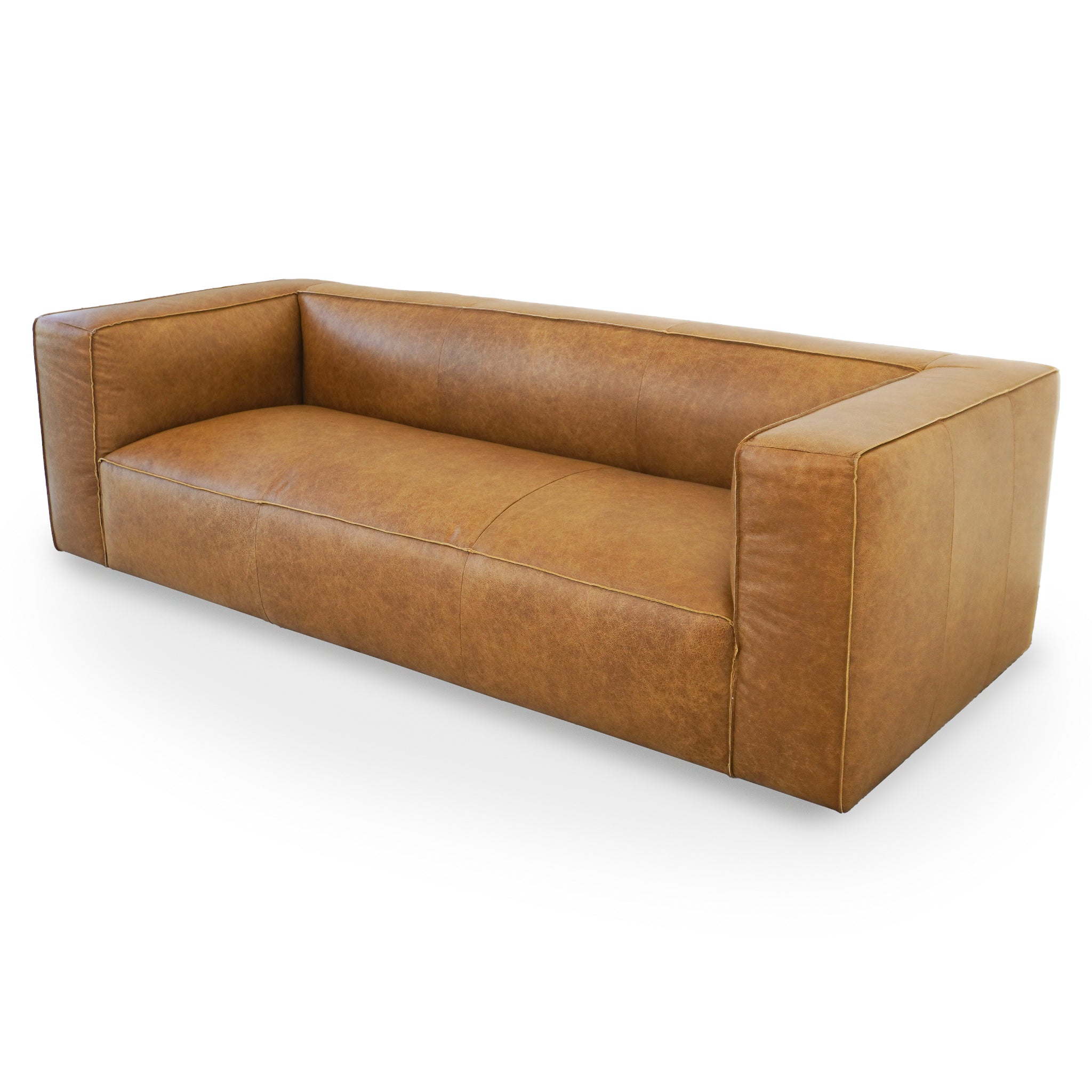 Warren Leather Sofa - New York Modern Furniture