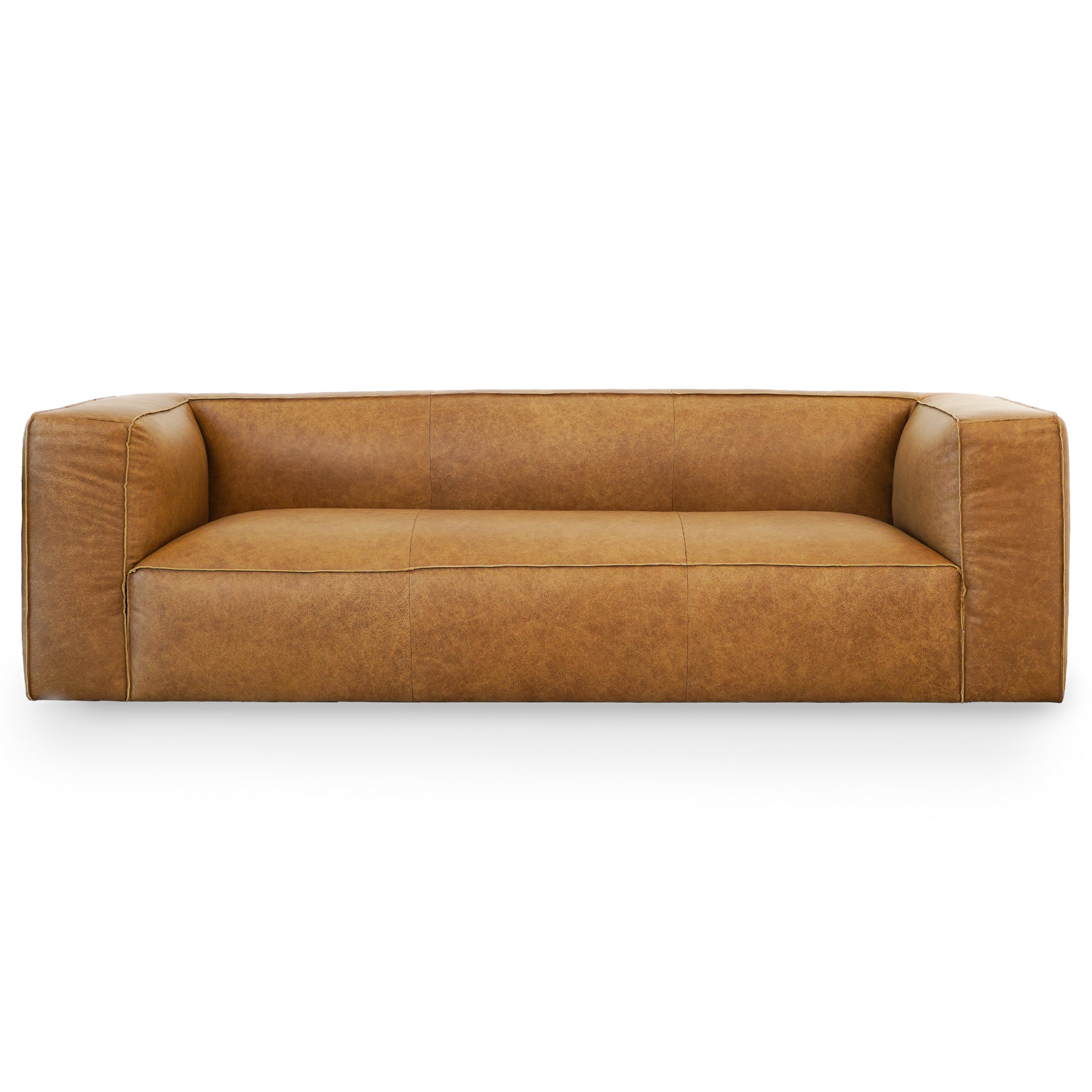 Warren Leather Sofa - New York Modern Furniture