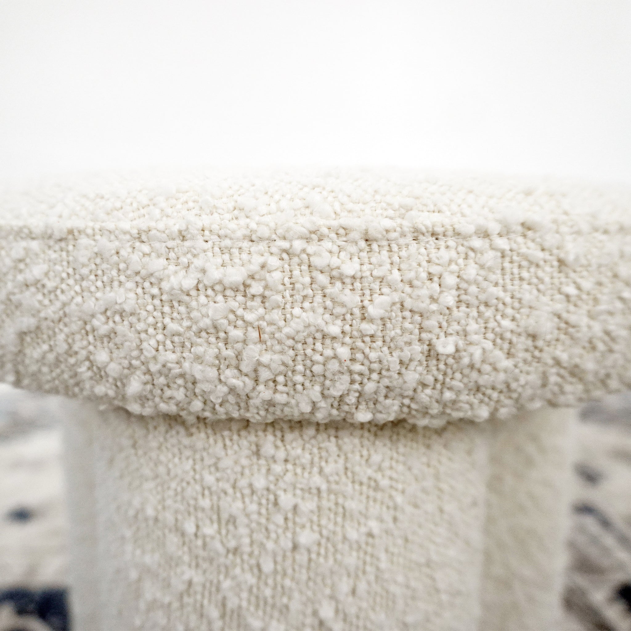 New York Modern Furniture - Perch Ivory Boucle Stool