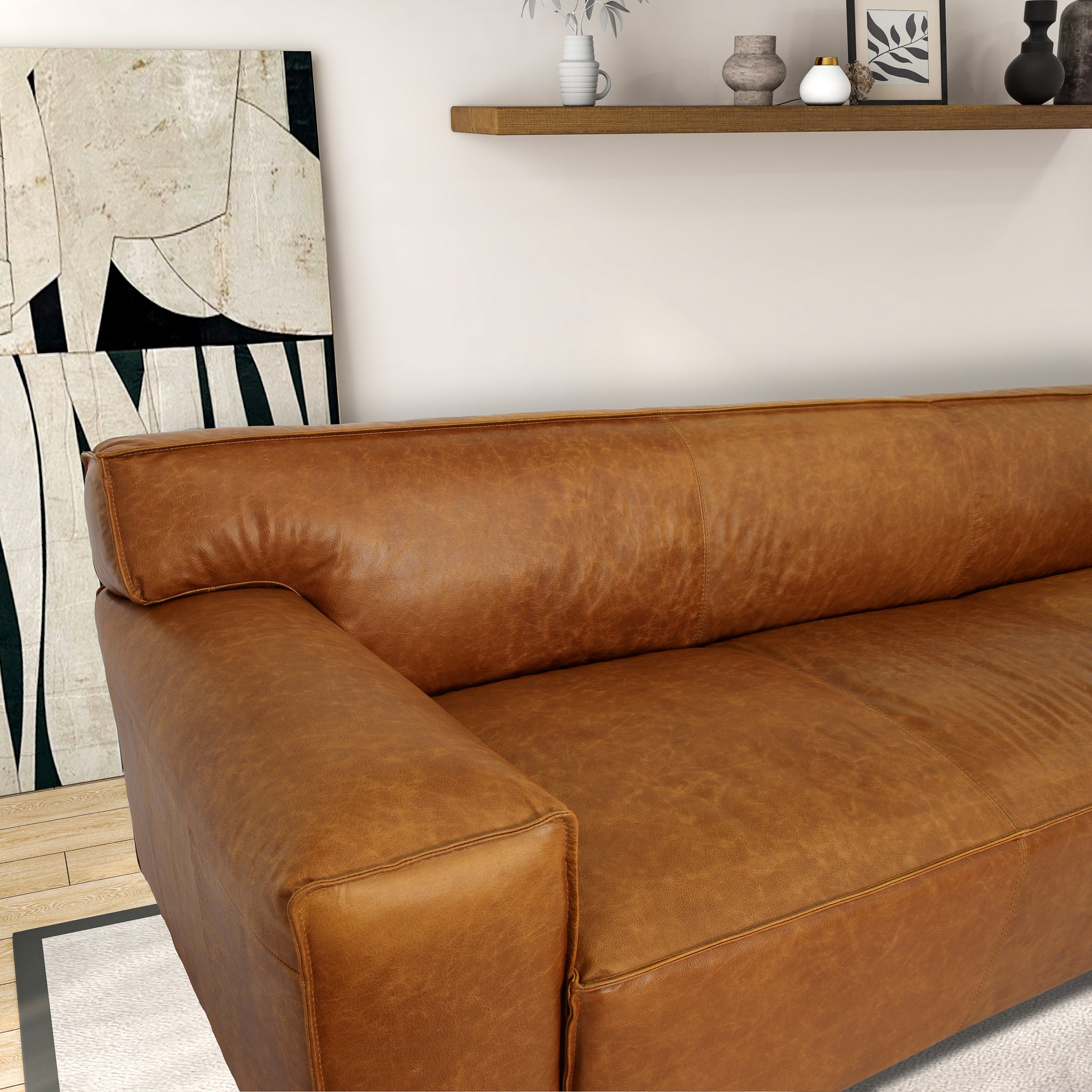 Amelie Leather Sofa