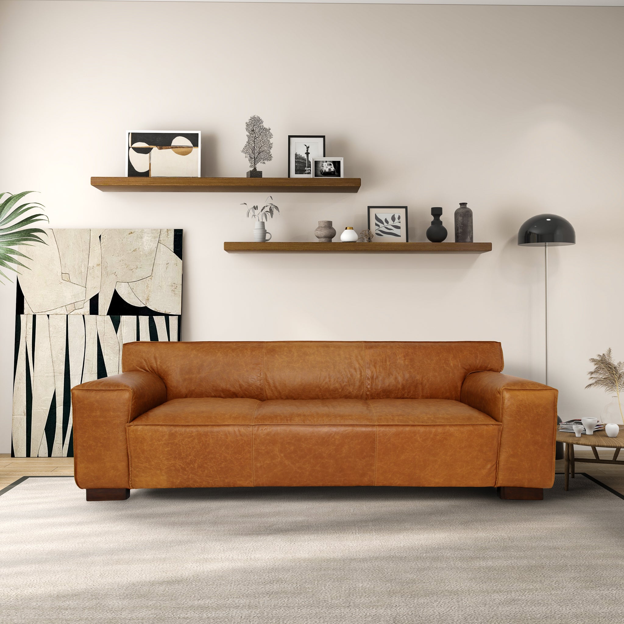 Amelie Leather Sofa