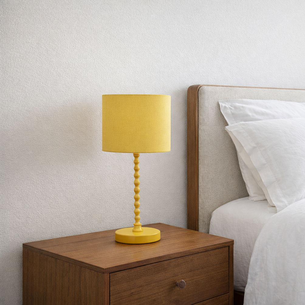 Torch Ochre Gold Painted Table Lamp