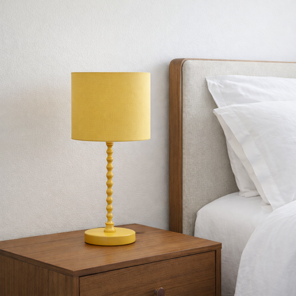 Torch Ochre Gold Painted Table Lamp