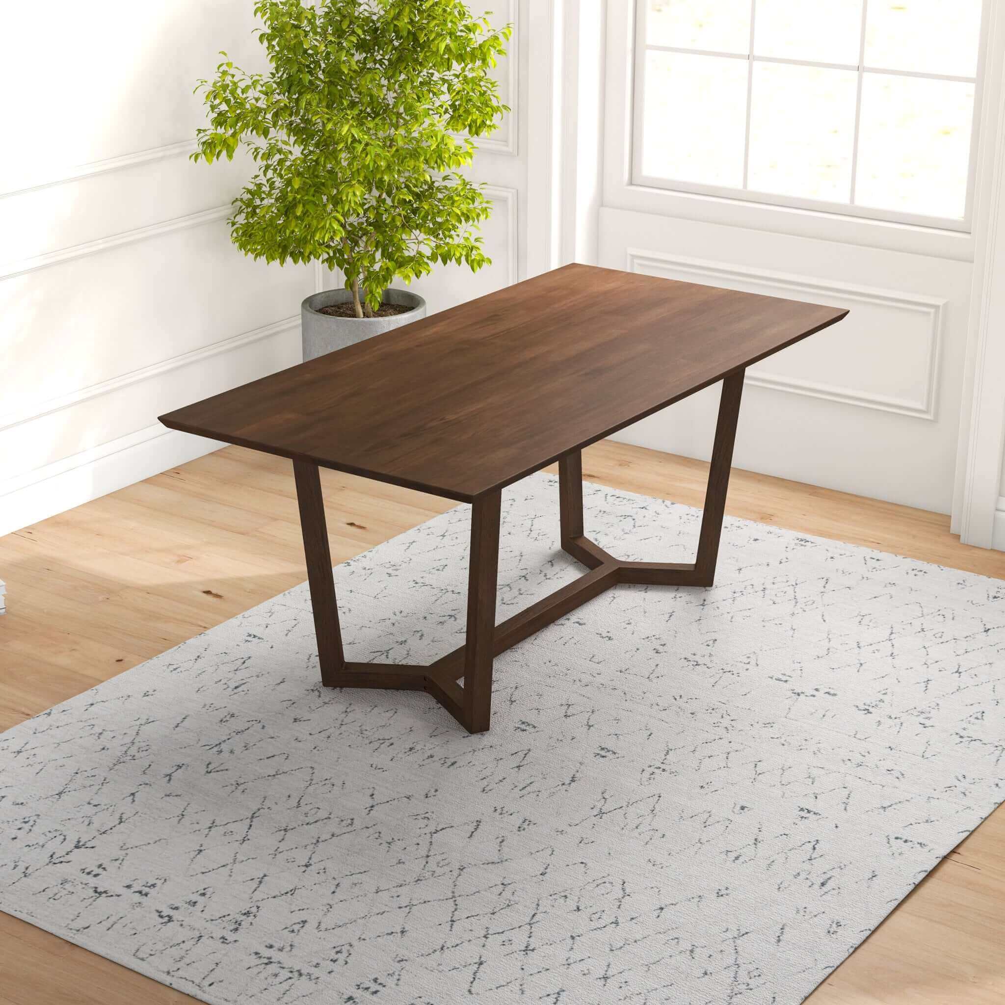 Columbus Walnut Dining Table