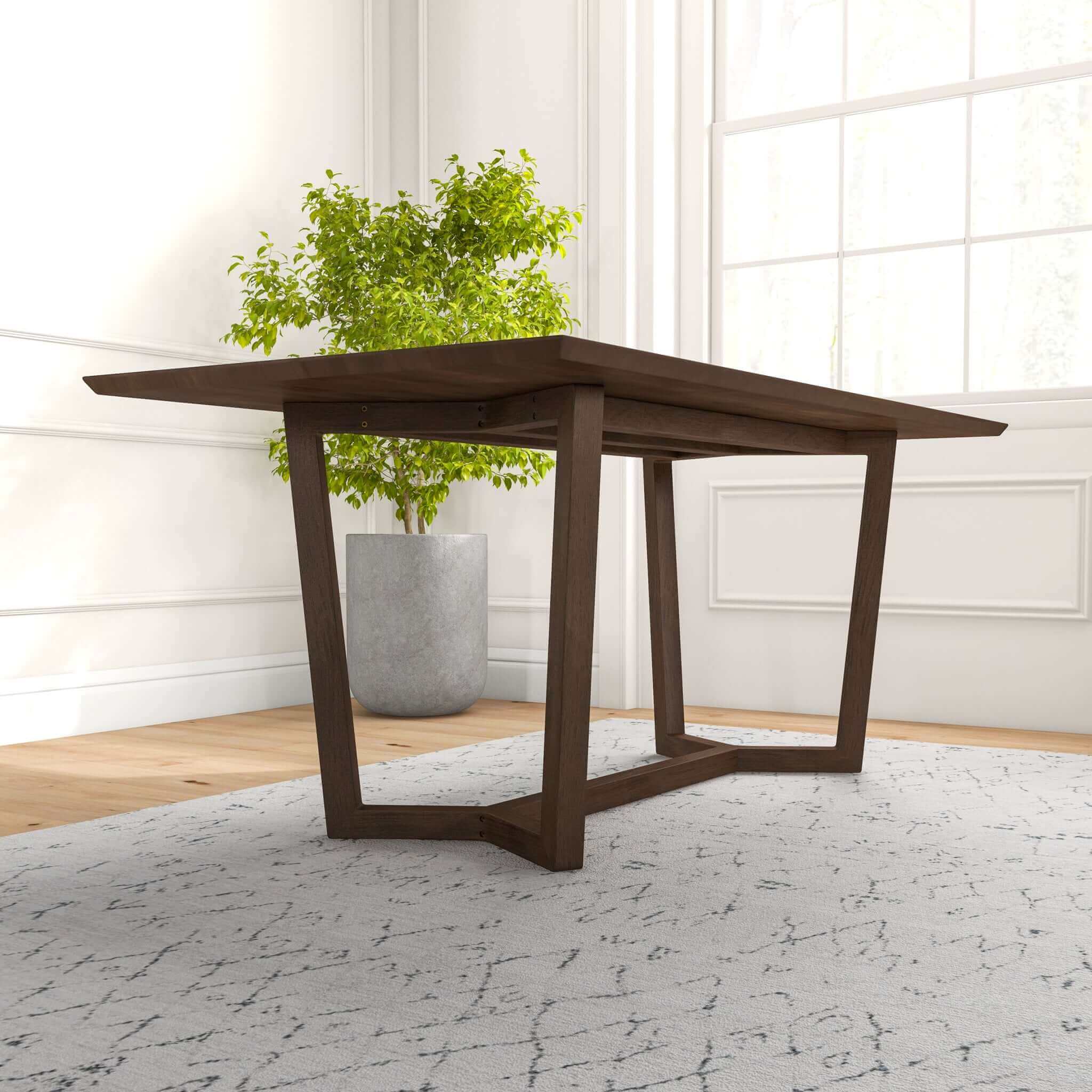 Columbus Walnut Dining Table