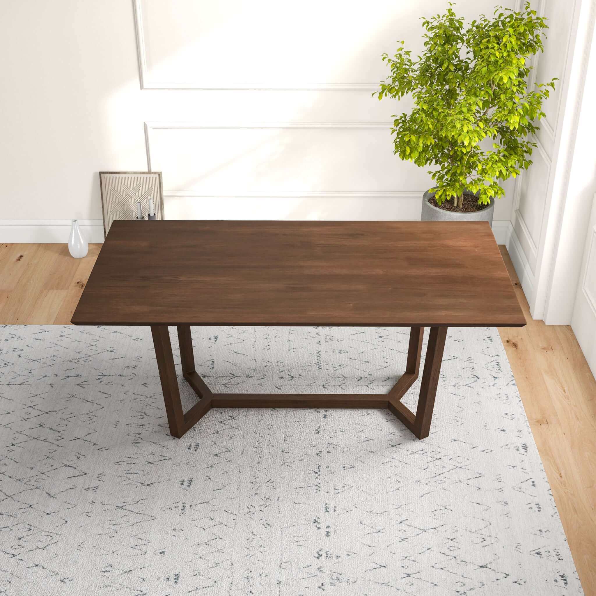 Columbus Walnut Dining Table